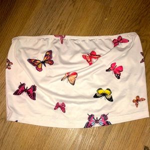 Butterfly Tube top (ONLY 1)